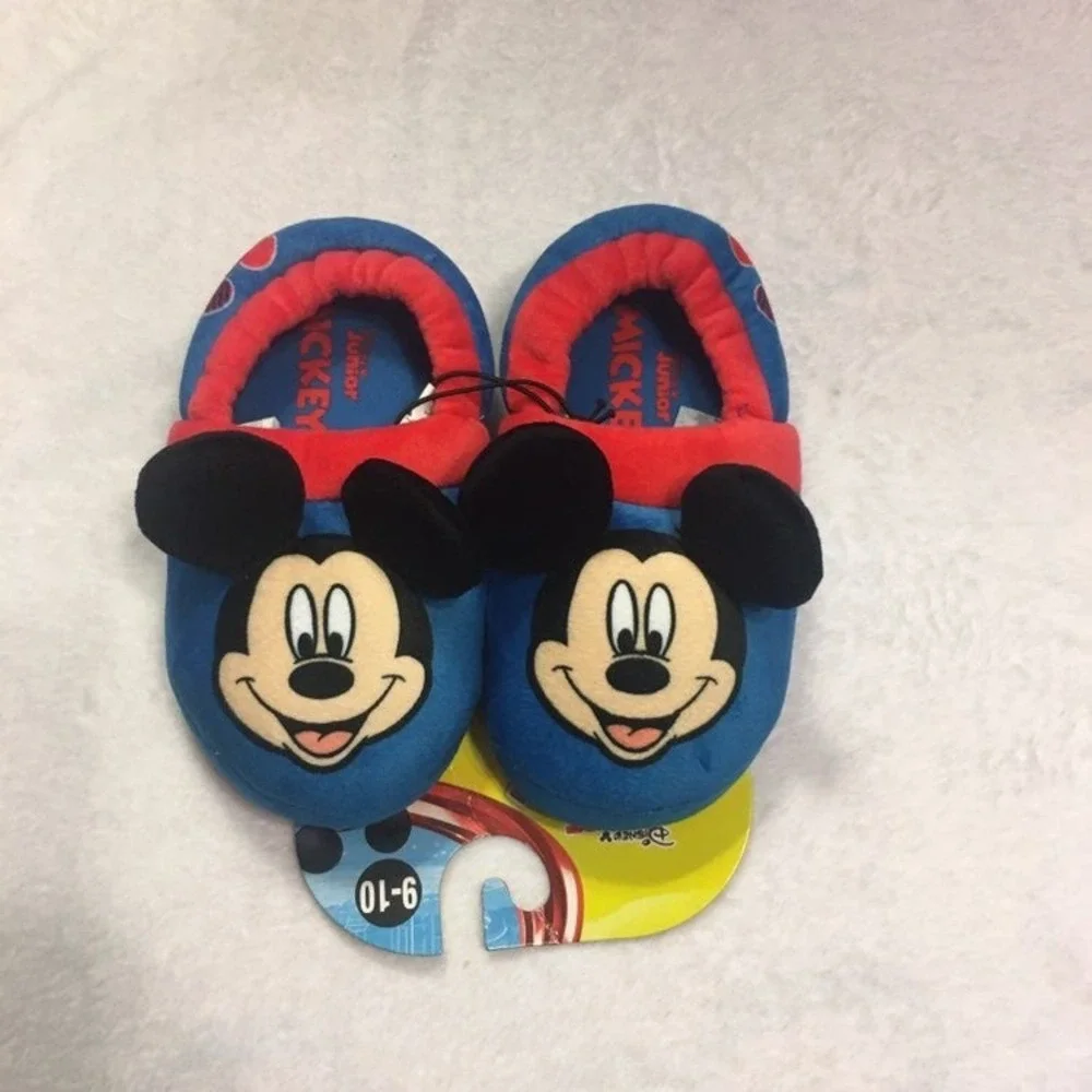 New‎ Mickey Mouse Slippers 11/12 non slip bottom